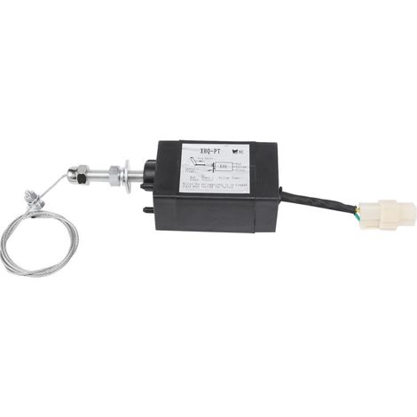 Adecuado para válvula de cierre del dispositivo de parada del motor NC 12V normalmente cerrada XHQ-PT-NC normalmente cerrada 12V