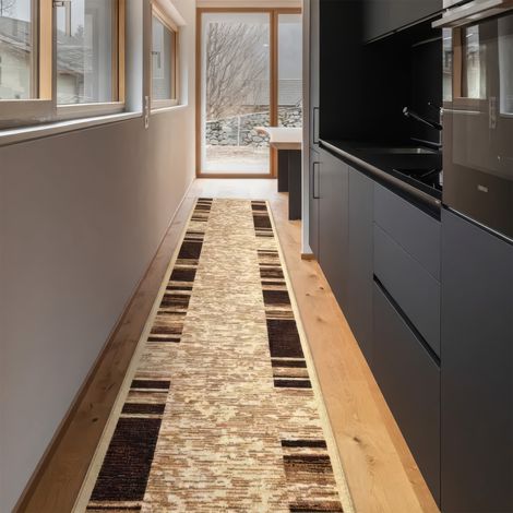 Tapis de couloir Navona Beige, 80 x 50 cm