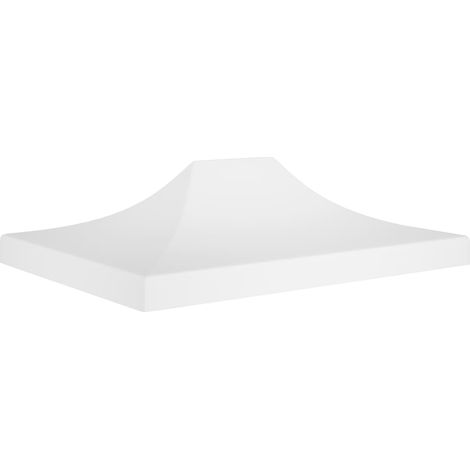 Partyzelt-Dach 4,5x3 m Weiß 270 g/m²