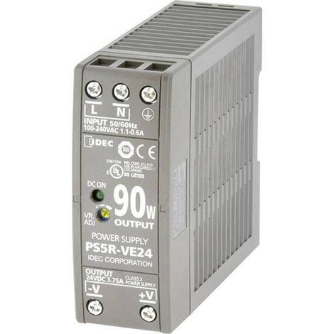 Idec PS5R-VE24 Alimentatore per guida DIN 3.75 A Num. uscite:1 x Contenuto 1 pz.