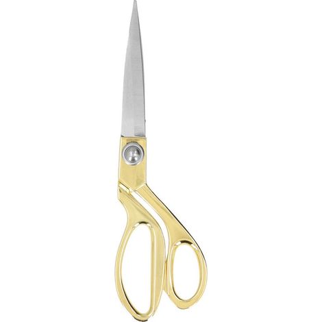 Vergoldete Profi-Nähschere, multifunktional, aus robustem Edelstahl, 26,7 cm lange Bandschneiderschere (1/5)