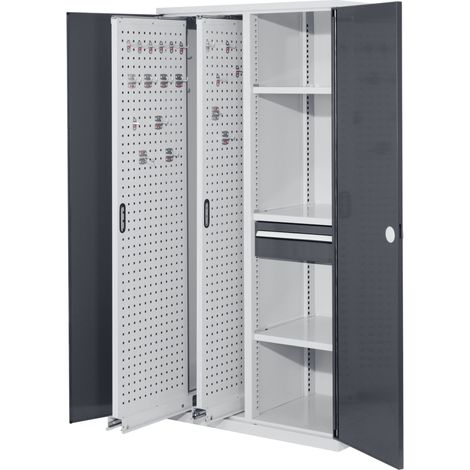 Kappes ®RasterPlan Vertikalschränke 1950x1000x600mm Modell 82 Doppelwandtüren anthrazitgrau