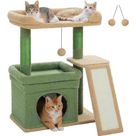 Petit arbre à chat avec griffoir pour grands chats (1/5)