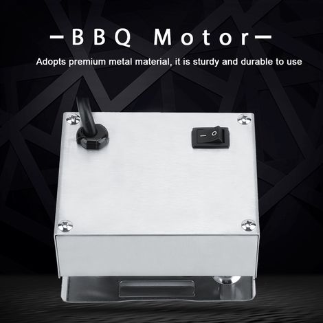 Moteur de rôtissoire pour barbecue robuste, outil de barbecue AC (1/5)