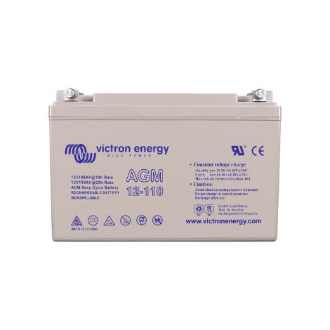 Batería de ciclo profundo AGM 12V/110Ah (M8) Victron Energy