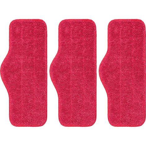 Compatible avec les tapis de rechange en microfibre pour balai vapeur et les chiffons de nettoyage réutilisables Schenley. (1/5)