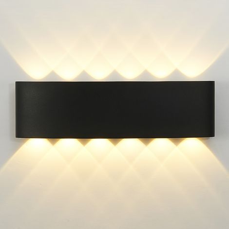 Eclairage mural 12W 85-265V lampe armoire etanche IP65 pour couloir penderie placard meuble cuisine (1/2)