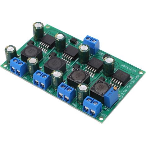 Convertisseur abaisseur 3A, carte d'alimentation multicanaux à sortie réglable 3,3 V, 5 V, 12 V (1/5)