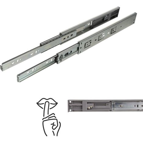 Kugelgelagerter Soft-Close-Gleitauszug H45, Vollauszug 300 mm, 30 kg, Riex NB48 (1/5)