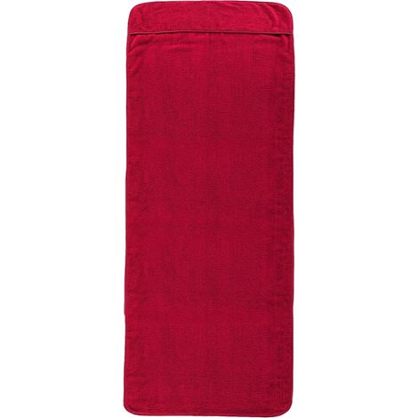 Beach Towels 2 pcs Burgundy 75x200 cm Fabric 400 GSM vidaXL