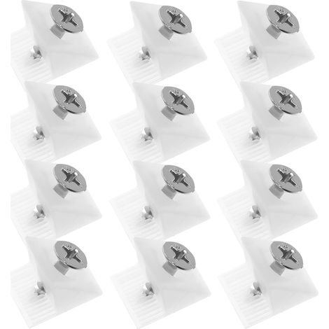Kit de remplacement 50 supports tiroir en ABS et fer, mini étagère la (1/5)
