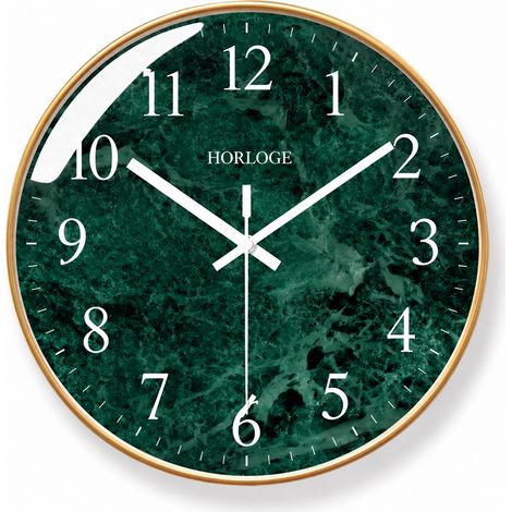 Horloge Murale Ronde Design Simple et Moderne Cadran Quartz Silencieux 33,5 × 32,5 × 5 cm 1,22 kg – Livraison gratuite (1/5)