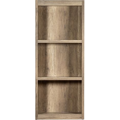 Shop Display Light Up Bookcase - Wood - L38 x W90 x H220 cm - Brown