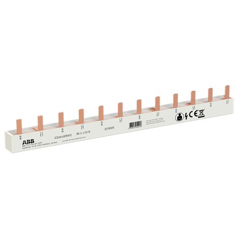 Barrette de pontage pour DS202CR 4P 12 PINS 10mm2 2CDL844001R1012 ABB 605445 (1/3)