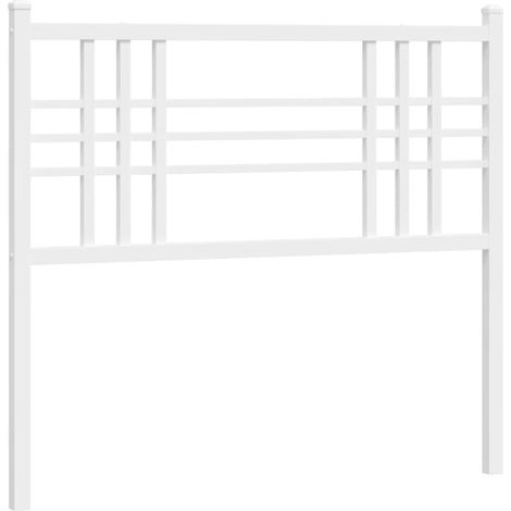 Maison Exclusive - Testiera di Ricambio in Metallo Bianco 100 cm (1/5)