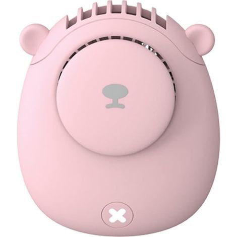 Tragbarer Nackenventilator, freihändiger Nackenventilator, 1200-mAh-USB-wiederaufladbarer Taschenventilator, 3 Geschwindigkeitsstufen, für den Einsatz im Freien und im Büro (1/4)