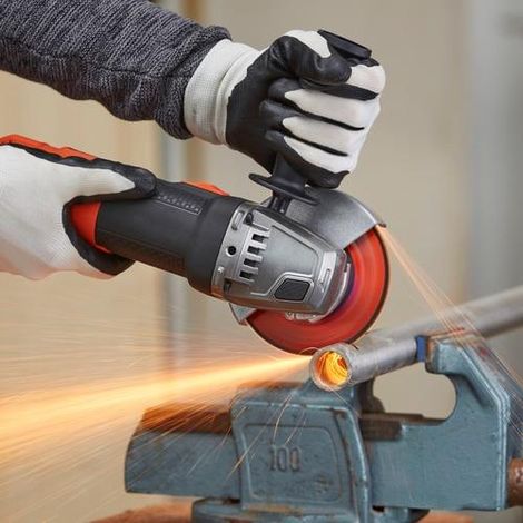 BLACK+DECKER Herramientas - Amoladora angular 900 W, para discos de 115 mm BEG220-QS