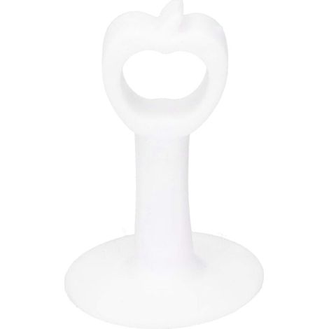 Arrêt de porte, loquet de porte en silicone, table de couvercle de toilette souple blanc concave pour réfrigérateur d'armoire 4Pièces