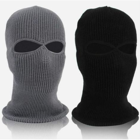 Cagoule - Masque Facial - Étirable Acrylique - Pour Vélo Moto Ski Randonnée Hivernale - 1 Pièce (1/4)