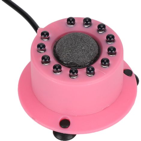 Lampe LED submersible rose en plastique, entièrement étanche, à bulles colorées, pour aquarium, décoration et ornement. (1/5)