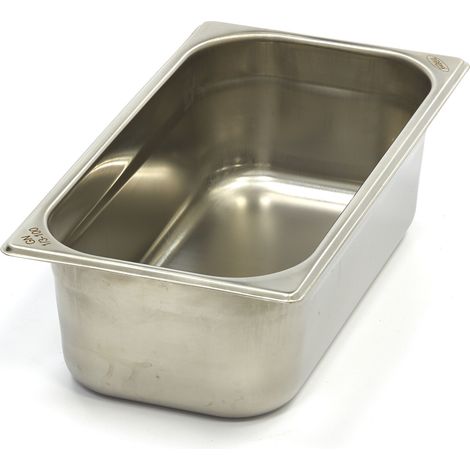 Conteneur gastronorme - GN 1/3 - Profondeur 10cm - inox - Maxima