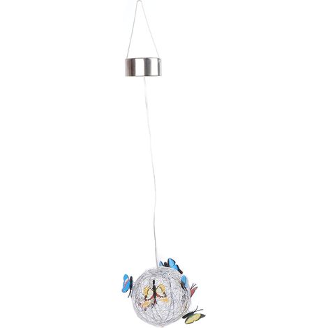 Suspension solaire LED étanche, lanterne solaire décorative colorée pour jardin extérieur (1/5)