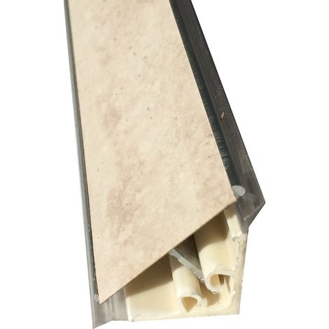 Alzatina triangolare travertino