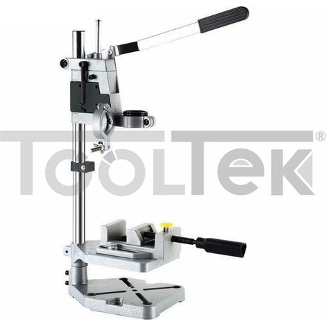SUPPORTO VERTICALE TRAPANO A COLONNA DA BANCO DOPPIO SUPPORTO+MORSA (1/5)