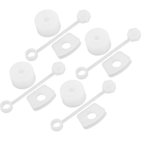 Set mit 4 auslaufsicheren Silikondeckeln für Becher, inklusive Strohhalmdeckel, quadratischem auslaufsicherem Deckel, rundem Deckel und durchsichtigem weißen Deckel. (1/5)