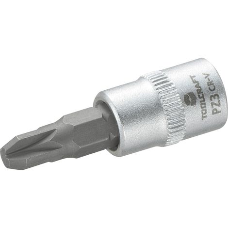 TOOLCRAFT 816059 Kreuzschlitz Pozidriv Steckschlüssel-Bit-Einsatz PZ 3 1/4" (6.3 mm)
