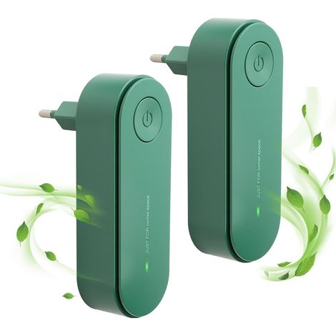 Mini purificatore d'aria, ionizzatore, confezione da 2, compatto, silenzioso, elimina gli odori (1/5)