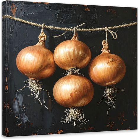 Leinwandbild Zwiebelgemüse 30x30 (1/5)