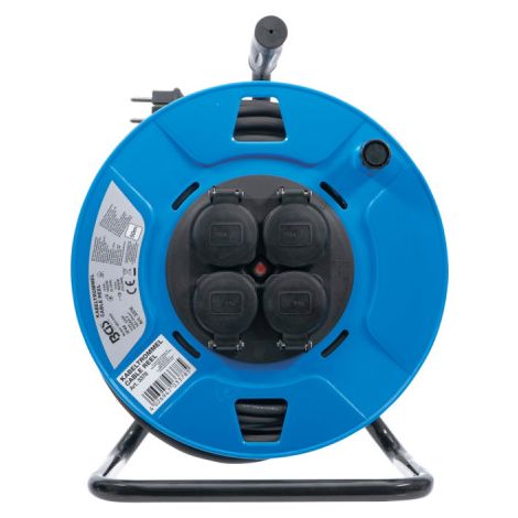 BGS Technic Kabeltrommel 50 Meter für den Außenbereich (1/3)