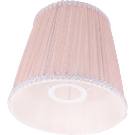Leichter, plissierter Stofflampenschirm für Tisch- und Stehlampen, Metallgestell, für den Innenbereich im Büro oder Wohnzimmer, einzelner Lampenschirm als Ersatzteil (1/5)