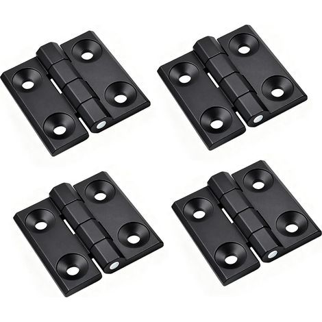 CCYKXA Pieces Flat Folding Hinge Holes, Exterior Stainless Steel Hinge, Heavy Duty Door Hinge, for Fixed Doors, Entrance Doors, Bedroom Doors, Garden Doors, Fire Doors (1/5)