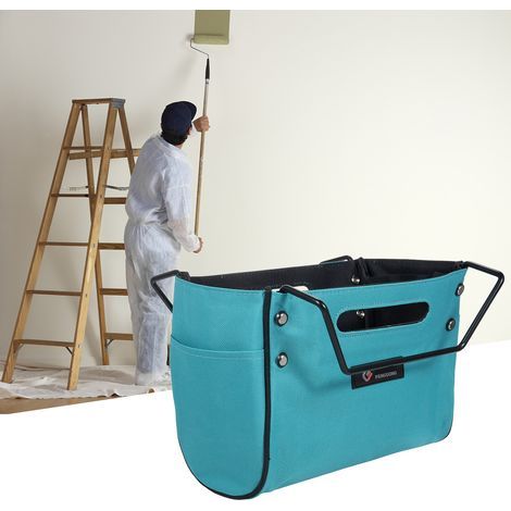 Teleskopleiter, tragbare Werkzeugtasche, Mehrzweck-Werkzeugtaschen, Chevron-Aufbewahrung, multifunktionale Organizer und Aufbewahrung, Organizer aus wasserdichtem 600D Oxford-Gewebe, Aufbewahrungstasc (1/5)