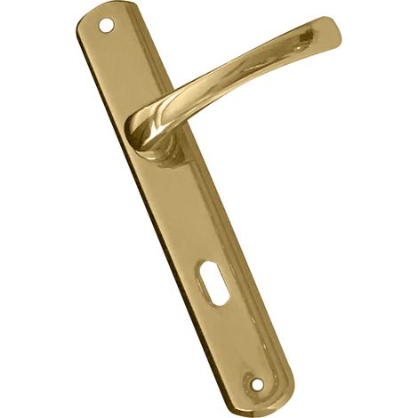 MANIGLIA RIO CON PLACCA QUADRO 8  foro Patent 2.00 pz