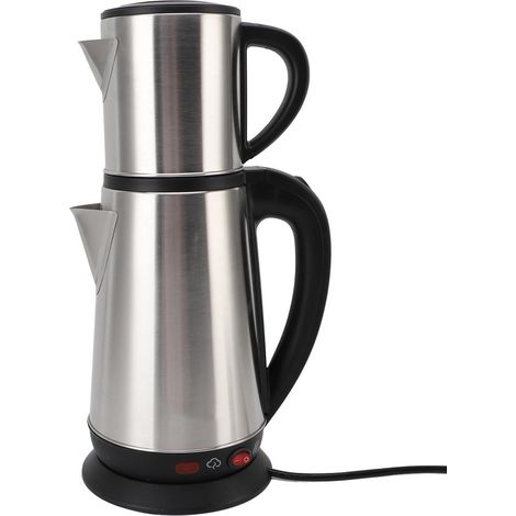 Théière/Bouilloire Turque Électrique en Inox – avec Infuseur Amovible, Prise UE, 220V (1/5)