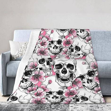 Couverture d'Halloween 75 cm x 100 cm, idéale pour les lits de fête - 36