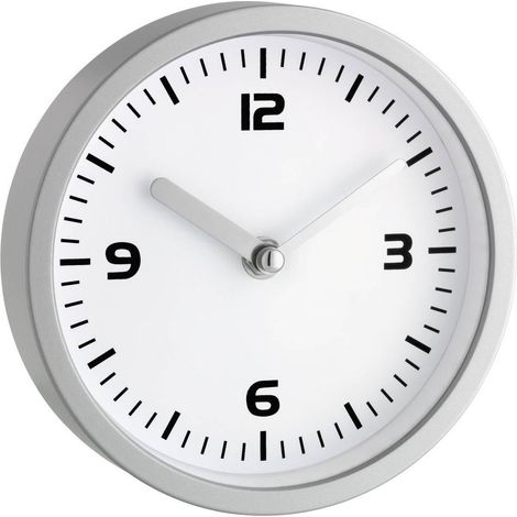 TFA Dostmann 60.3012 Reloj de Pared Plateado 16 cm