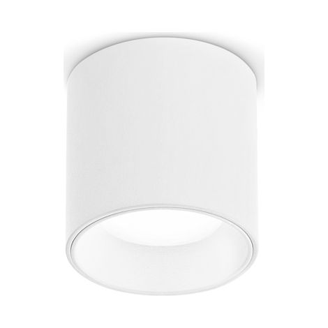 Plafoniera Moderna Dot Metallo Bianco Led 5W 3000K Luce Calda (1/2)