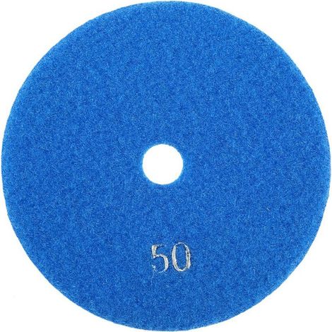 5 ''pouces 125mm disques de meulage tampons de polissage diamant humide ponçage roues de papier de verre pour granit béton marbre (50) (1/5)