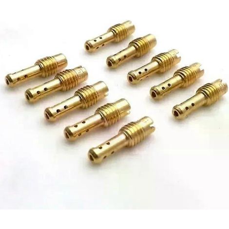 Lot de 10 gicleurs à 8 trous de purge pour carburateurs MIKUNI VM/TM/TMX 10 125 15 175 20 225 25 275 30 325 (accessoires) (1/5)
