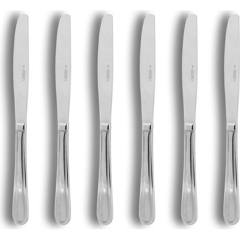 Lot de 6 couteaux à dessert en acier inoxydable, FILLA