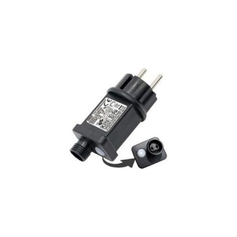 Set di 4 luci lampeggianti per luci decorative, spina 31V 6W, LED 31V, trasformatore LED, 8 modalità con funzione, impermeabile IP44, timer, per luci di Natale, luci per albero di Natale, luci per ten (1/4)