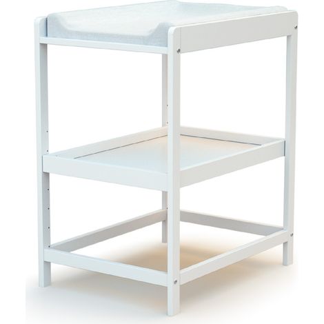 AT4 - Table à langer 1 étagère CONFORT en bois 73 x 54 x 89 cm