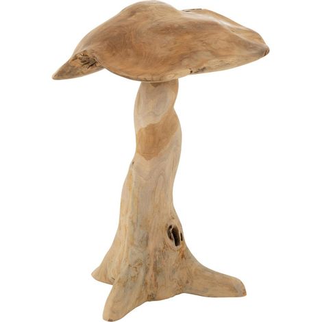 Champignon Déco en Teck "Kent" 75cm Naturel (1/2)