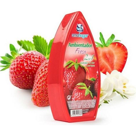 Lot De 12 Déodorants D'ambiance En Gel Absorbant Les Odeurs Parfum Fraise (1/2)