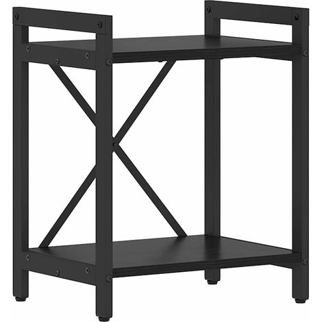 Maison Exclusive - Bücherregal Schwarz Eichen-Optik 40 x 30 x 50