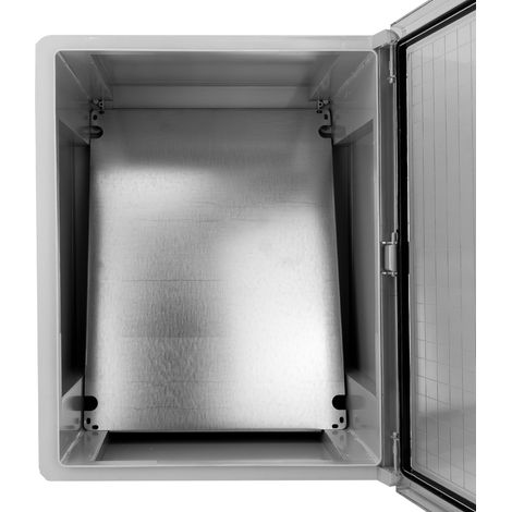Scatola di distribuzione elettrica 350x500x190 mm IP65 IK10 con sportello trasparente (1/5)